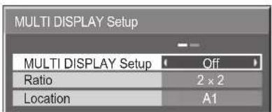 PANASONIC TH-50PHD7WS - How to Setup MULTI DISPLAY - 6