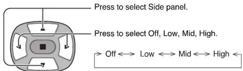 PANASONIC TH-50PHD7WS - Side Panel Adjustment - 3