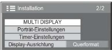 PANASONIC TH-50PH12EK - Vorgehen zur Einstellung für MULTIDISPLAY - 3