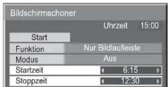 PANASONIC TH-50PH12EK - Einstellung der Zeit für den Bildschirmschoner - 2