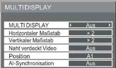 PANASONIC TH-50PH12EK - Vorgehen zur Einstellung für MULTIDISPLAY - 4