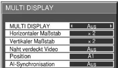 PANASONIC TH-50PH11ES - Vorgehen zur Einstellung für MULTIDISPLAY - 5