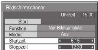 PANASONIC TH-50PH11ES - Einstellung der Zeit für den Bildschirmschoner - 2