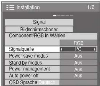 PANASONIC TH-50PH11ES - Ändern der Eingangssignalquellen - 2