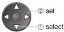 PANASONIC TH-42PX80BA - ■ Slide show settings (operate in step ③ or ④) - 5