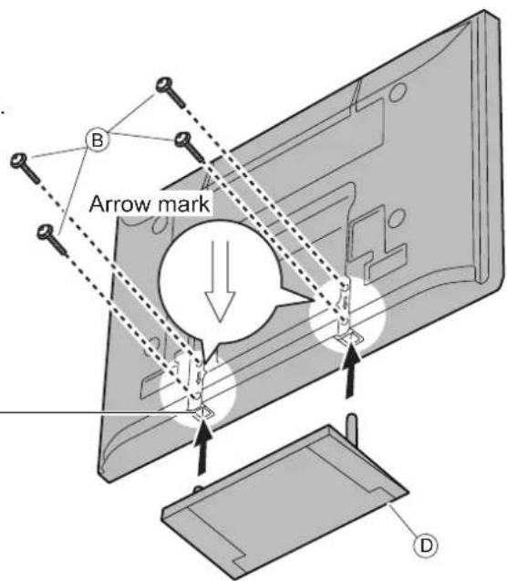 PANASONIC TH-42PX80BA - Securing the TV - 1