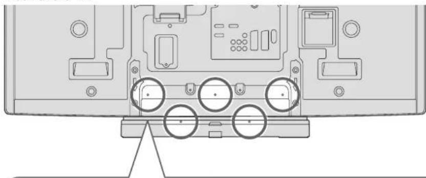 PANASONIC TH-42PX80BA - Using the clamper - 1
