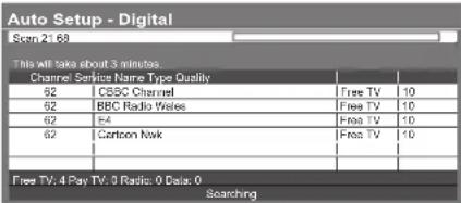 PANASONIC TH-42PX80BA - ■ For Auto Setup, using the buttons on the front of the TV (p. 8) - 6