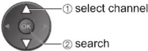 PANASONIC TH-42PX80BA - ■ For Auto Setup, using the buttons on the front of the TV (p. 8) - 8