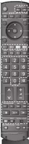 PANASONIC TH-42PX730E - Anordnung der Bedienelemente - 3