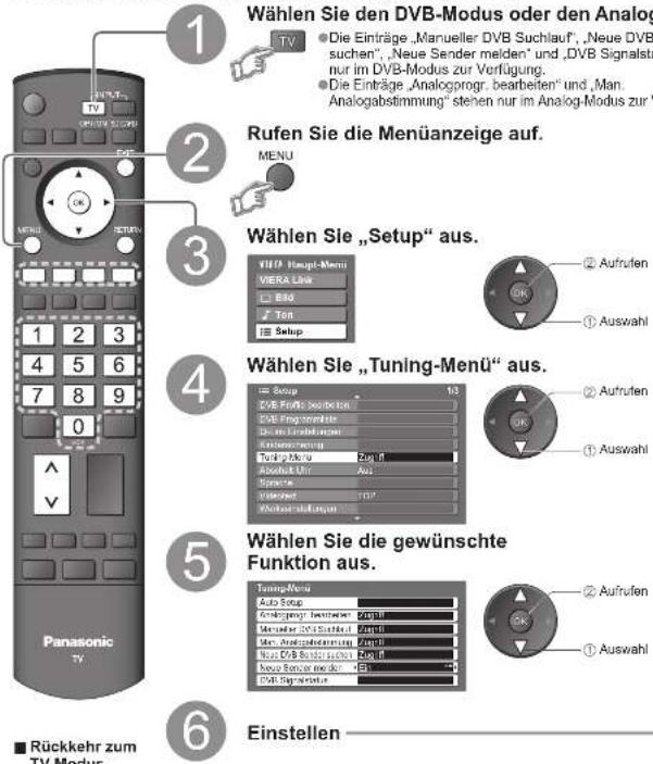 PANASONIC TH-42PX730E - Weiterführende Sendereinstellungen - 1