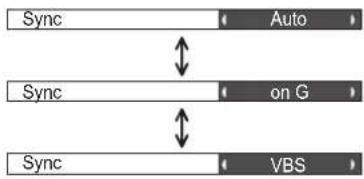 PANASONIC TH-42PWD7WS - Setting RGB sync signal: - 1