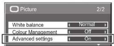 PANASONIC TH-42PWD7WS - On-Screen Menu Displays - 2