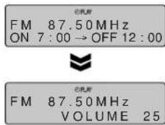 PANASONIC RF-D7 - Checking the timer settings when the unit is off - 2