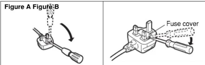 PANASONIC RF-D7 - How to replace the fuse - 1
