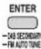 PANASONIC RF-D7 - Listening to a secondary service - 1