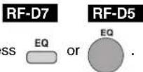 PANASONIC RF-D7 - Selecting the sound quality that suits the broadcast - 1
