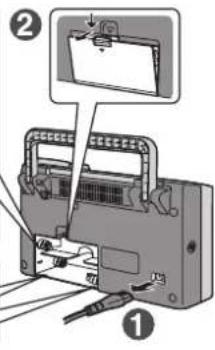 PANASONIC RF-D7 - ■ Removing the batteries - 2