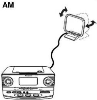PANASONIC RC-CD300 - To improve reception - 2