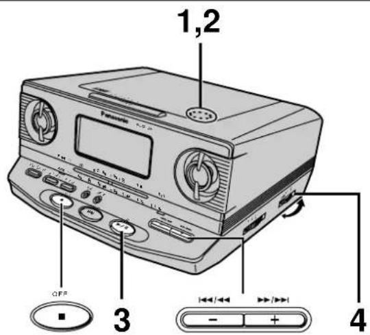 PANASONIC RC-CD300 - Listening to CDs - 1