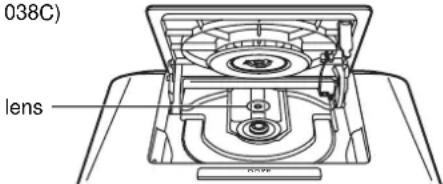 PANASONIC RC-CD300 - Maintaining the Lens - 1