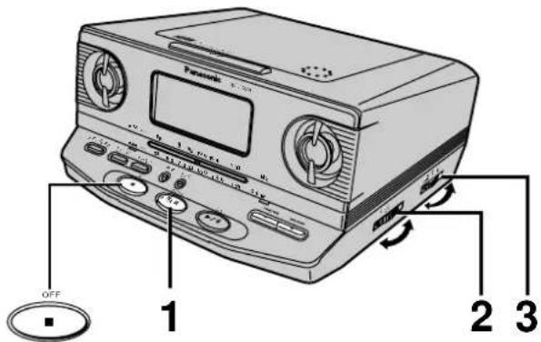 PANASONIC RC-CD300 - Listening to the radio - 1