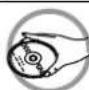 PANASONIC RC-CD300 - How to hold a disc - 1