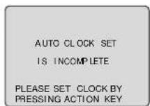 PANASONIC AG-520 - Set the clock manually. - 1