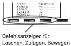 PANASONIC NV-SJ410AR - Löschen, Neueingabe und Wechseln von Programmplätzen per Bildschirm - 1