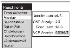 PANASONIC NV-SJ410AR - Automatischer Wechsel der Helligkeit des Videorecorder-Displays, wenn der Videorecorder ausgeschaltet wird - 1