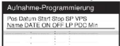 PANASONIC NV-SJ410AR - Die Taste PROG./CHECK 12 drücken, um das Menü für die Timer-Programmierung auf dem Fernsehbildschirm einzublenden. - 1