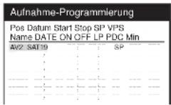 PANASONIC NV-SJ410AR - Programmierung der Timer-Aufnahme einer Satellitensendung - 2