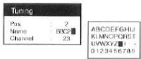 PANASONIC NV-SD230B - □How to Enter(change) the Station Name - 4