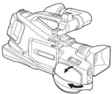 PANASONIC NV-MD10000 - ■ Adjust the grip belt - 2