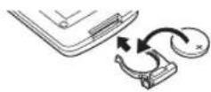 PANASONIC NV-MD10000 - ■ Install a button-type battery - 2