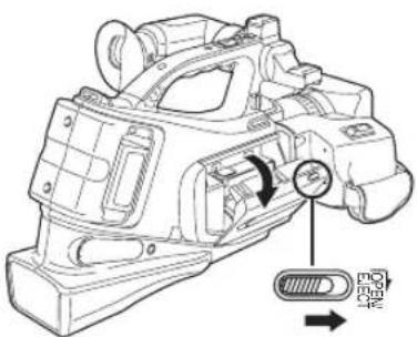 PANASONIC NV-MD10000 - Inserting/removing a cassette - 1