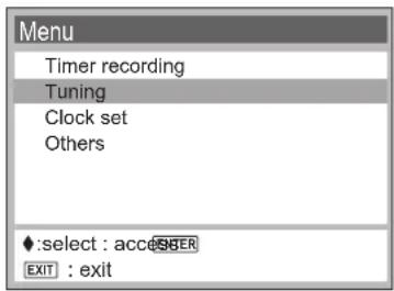PANASONIC NV-HV60EBL - Checking the Settings for Auto Setup - 1