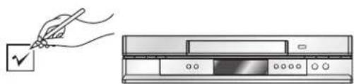 PANASONIC NV-HV60EBL - Check that you have the accessories and items shown - 1