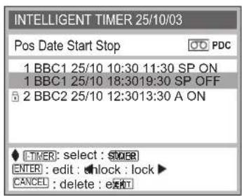 PANASONIC NV-HV60EBL - INTELLIGENT TIMER - 1