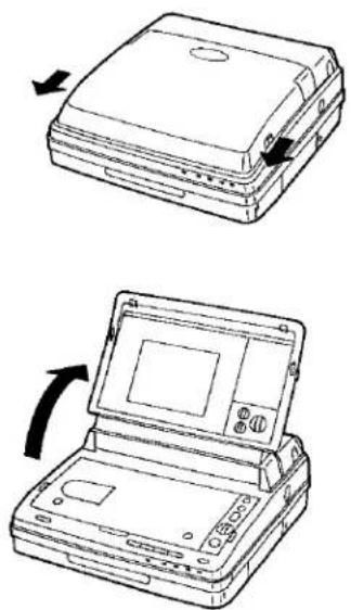 PANASONIC NV-FV1B - ② How to Open the Cover - 1