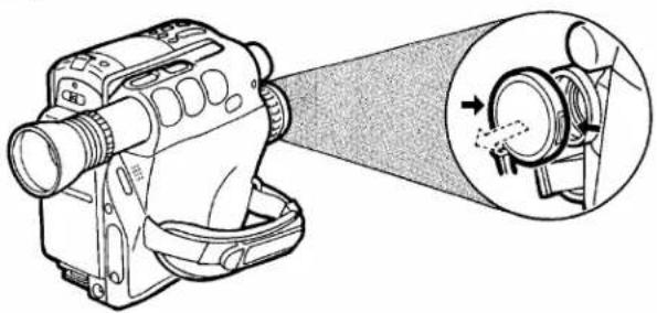 PANASONIC NV-S1B - Removing the Lens Cap - 1