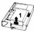 PANASONIC NV-S1B - How to Load the Battery - 1