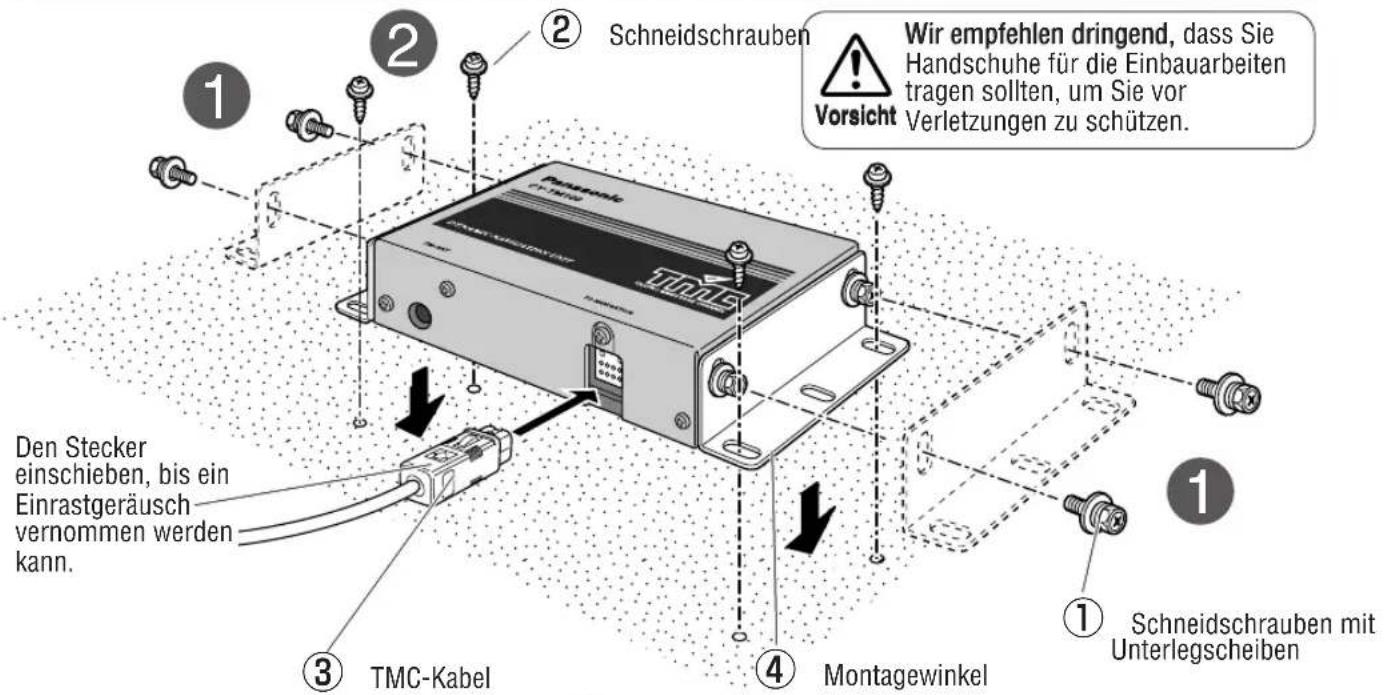 PANASONIC CY-TM100 - Einbau des TMC-Geräts - 2