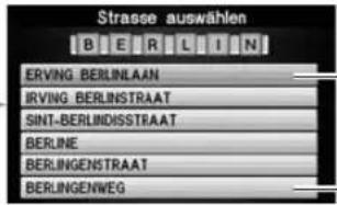 PANASONIC CY-TM100 - Wählen Sie Ihren Zielort in der Liste, und drücken Sie danach die Taste ENTER. - 1