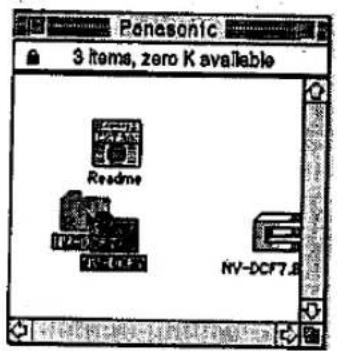 Panasonic 3 items, zero K available Readme NV-DCFT.8