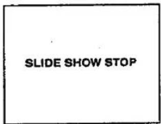 SLIDE SHOW STOP