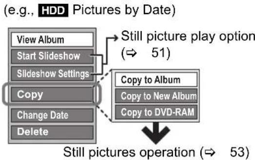 PANASONIC DMR-XS380 - Select the operation, then press [OK]. - 1