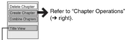 PANASONIC DMR-EZ27 - Accessing the Chapter View - 2