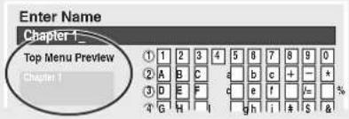 Enter Name Chapter 1_ Top Menu Preview Chapter 1 ① 1 2 3 4 5 6 7 8 9 0 ② A B C a b c + - * ③ D E F c e f /= % G H I g h i # S &