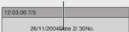 12:03:00 7/5 26/11/2004Date 2/30No.